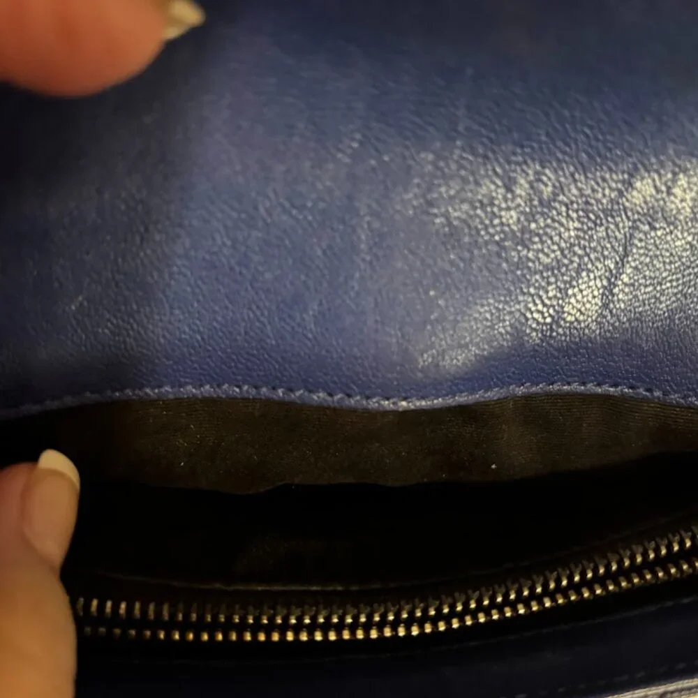 Beautiful YSL Cobalt Blue Small Bag - Excellent Condition - Picture 16 of 16